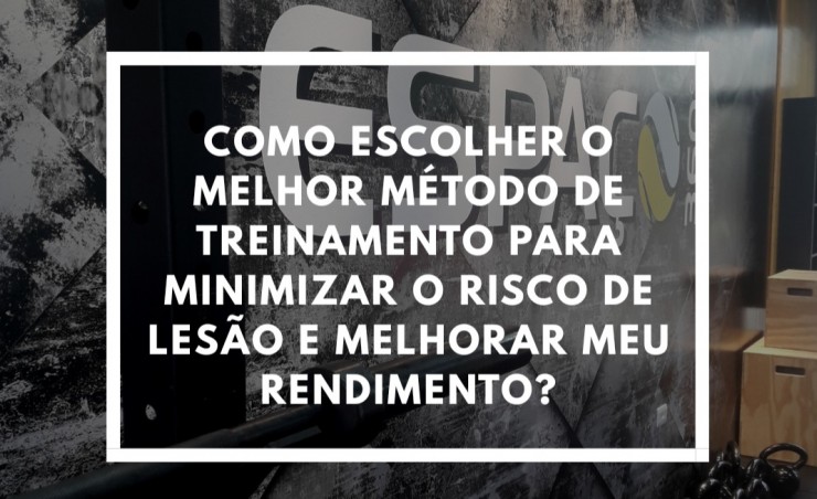 Qual melhor método de treinamento para minimizar o risco de lesão e melhorar meu rendimento?